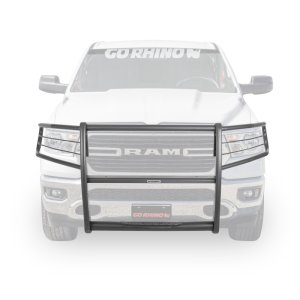 Ram 1500 Grille Guard - Front - Go Rhino - 3100 Series StepGuard - Textured Black - `19-`24